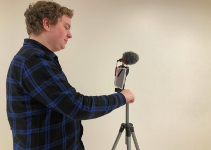 iPad til filming og redigering - Klikk for stort bilde