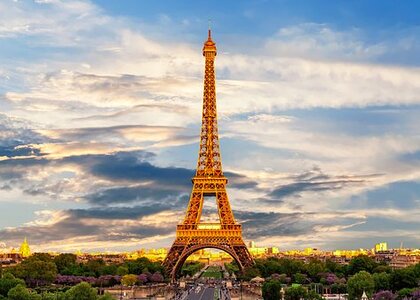 Eiffeltårnet i Paris - Klikk for stort bilde